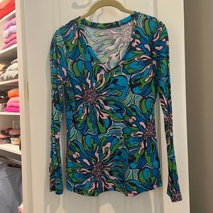Lilly Pulitzer Print top Size Large